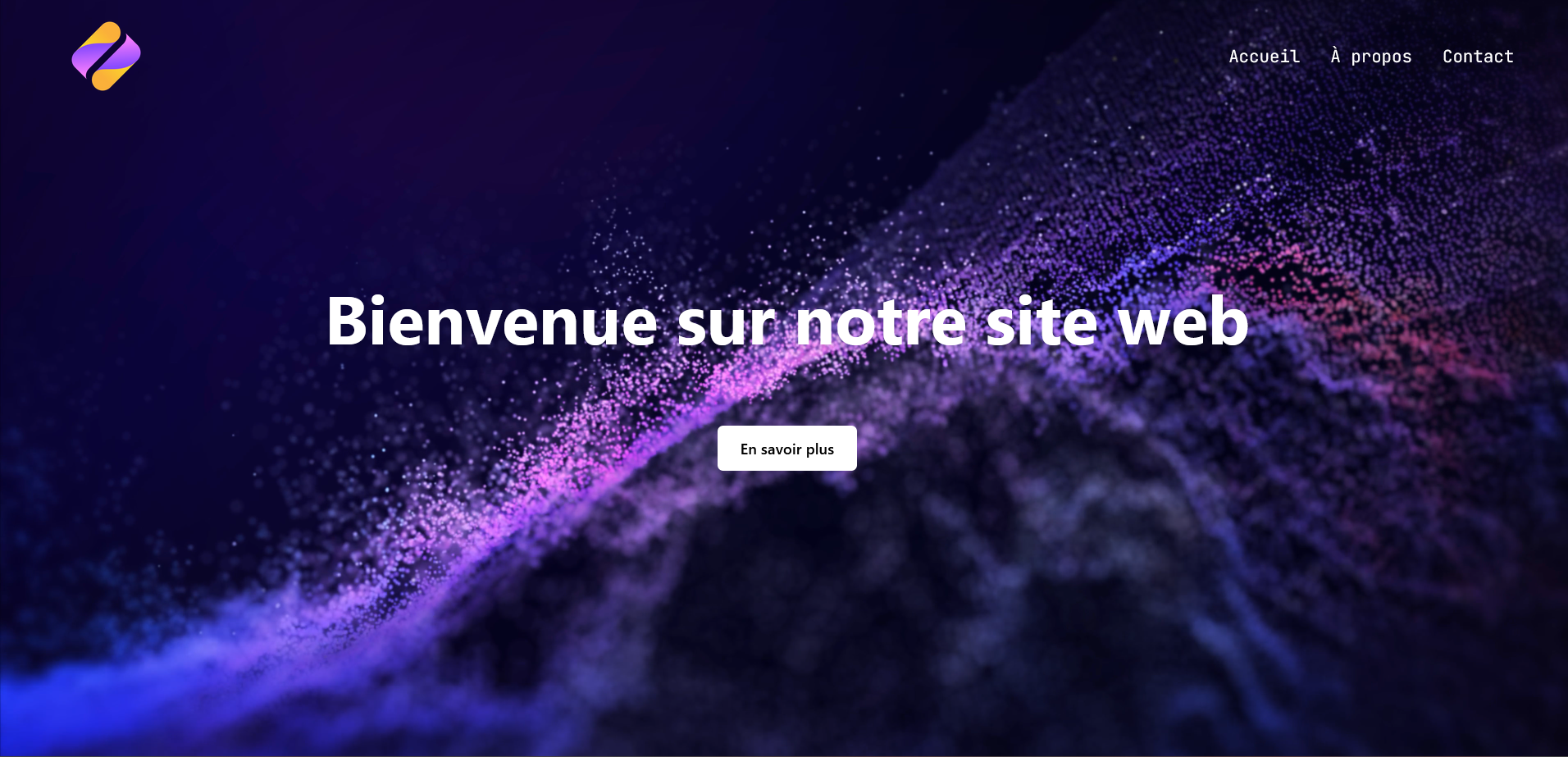 Exemple site sous Tailwind